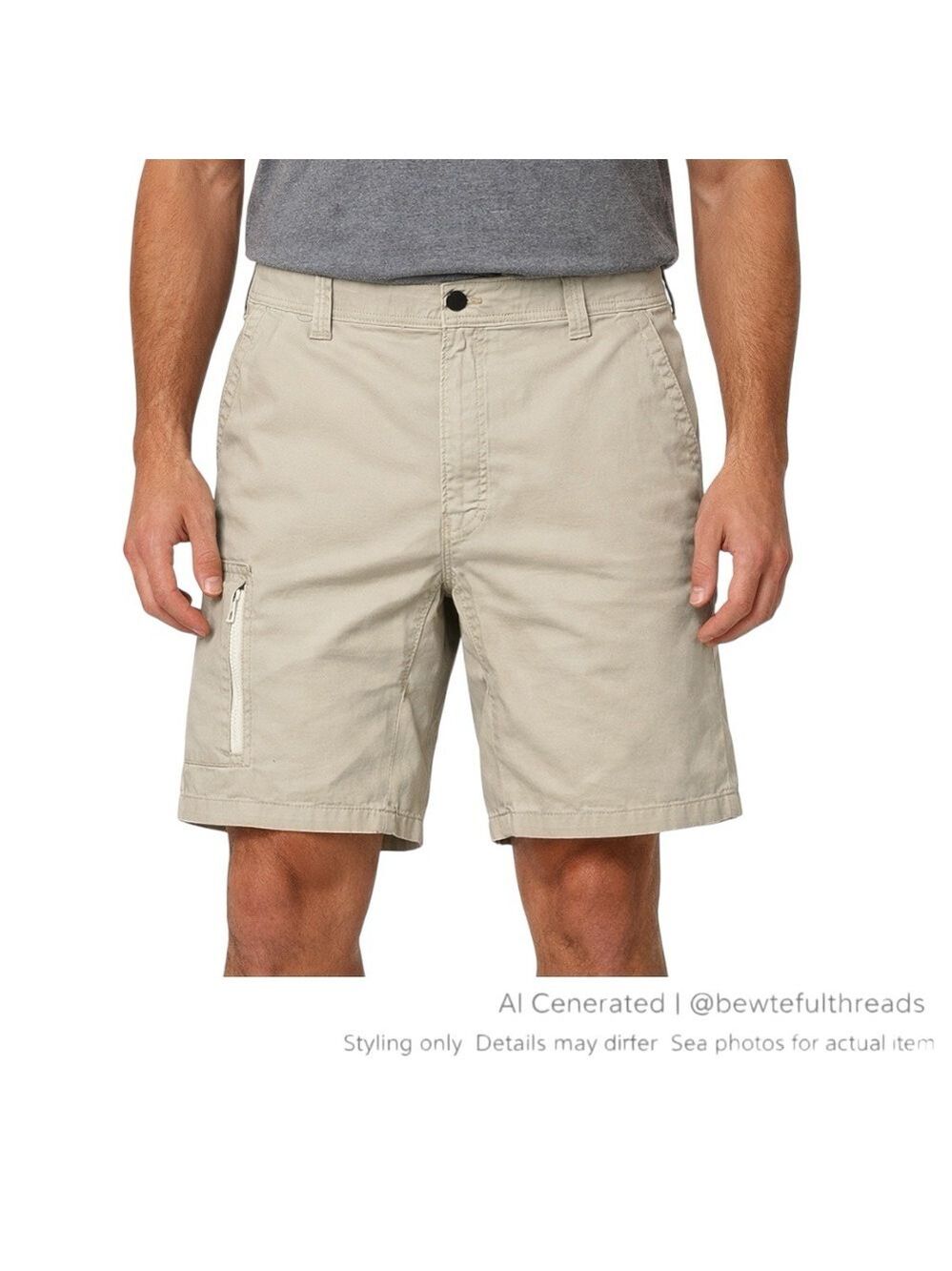 Wrangler Cargo Shorts Tan Utility Workwear Hiking 44